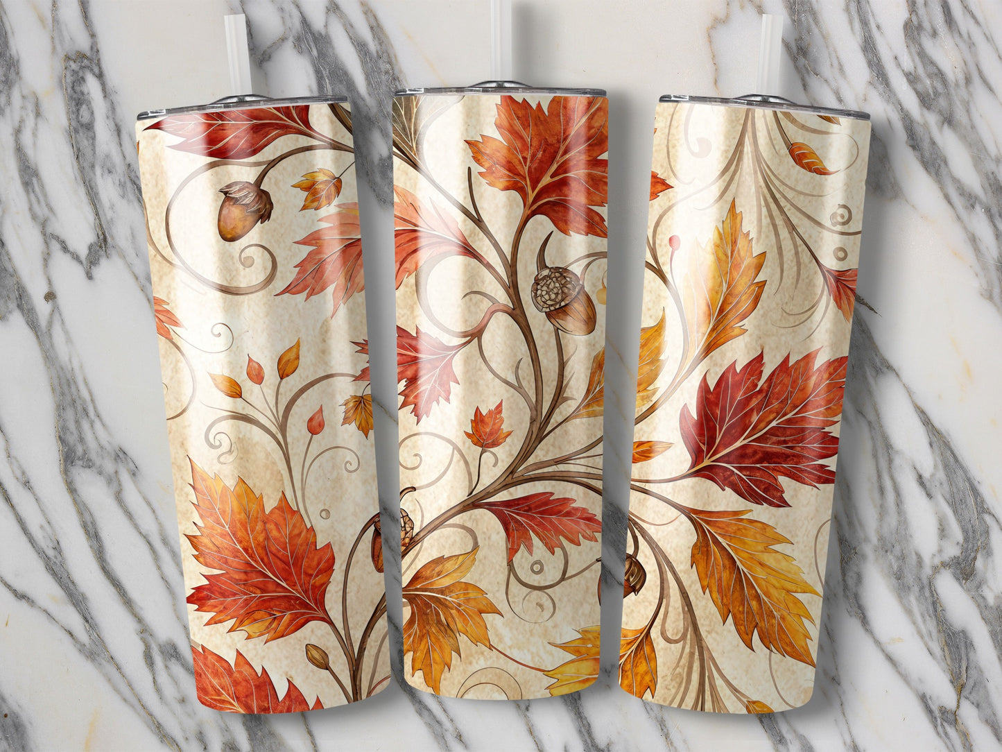 Autumn Leaves Kitchen Towels, Fall Decor Hand Towels, Seasonal Tea Towel Set, Decorative Kitchen Linens