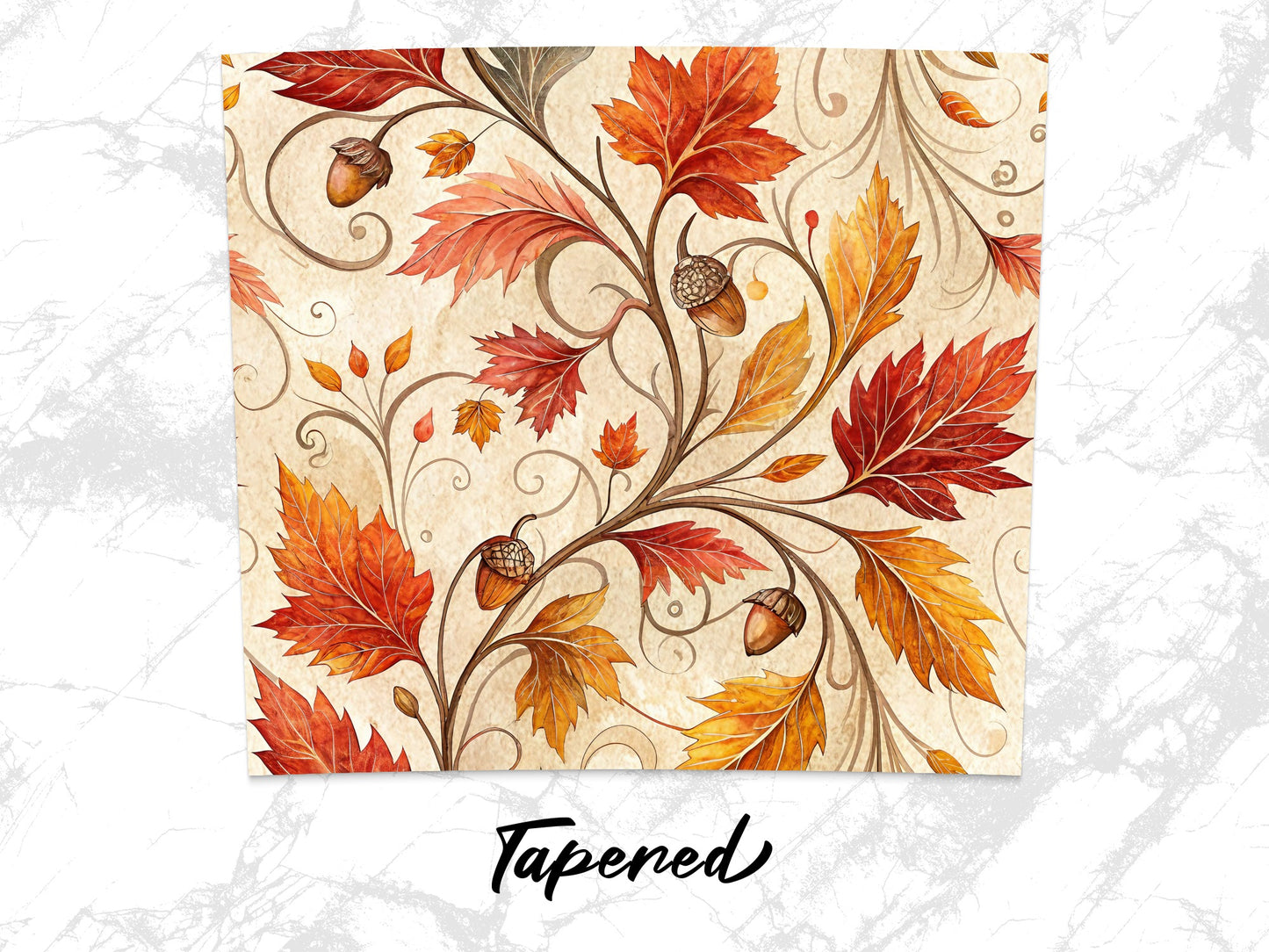 Autumn Leaves Watercolor Art Print, Fall Season Wall Decor, Botanical Illustration, Nature Inspired Home Decoration