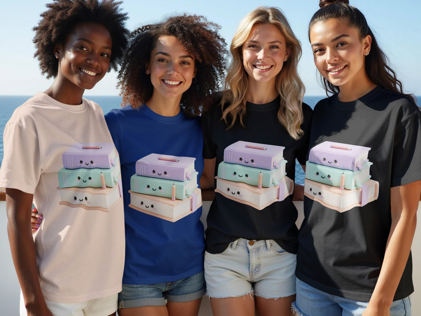 Women's Funky Cartoon Print T-Shirt, Casual Cotton Tee, Summer Fashion Top, Novelty Shirt for Girls