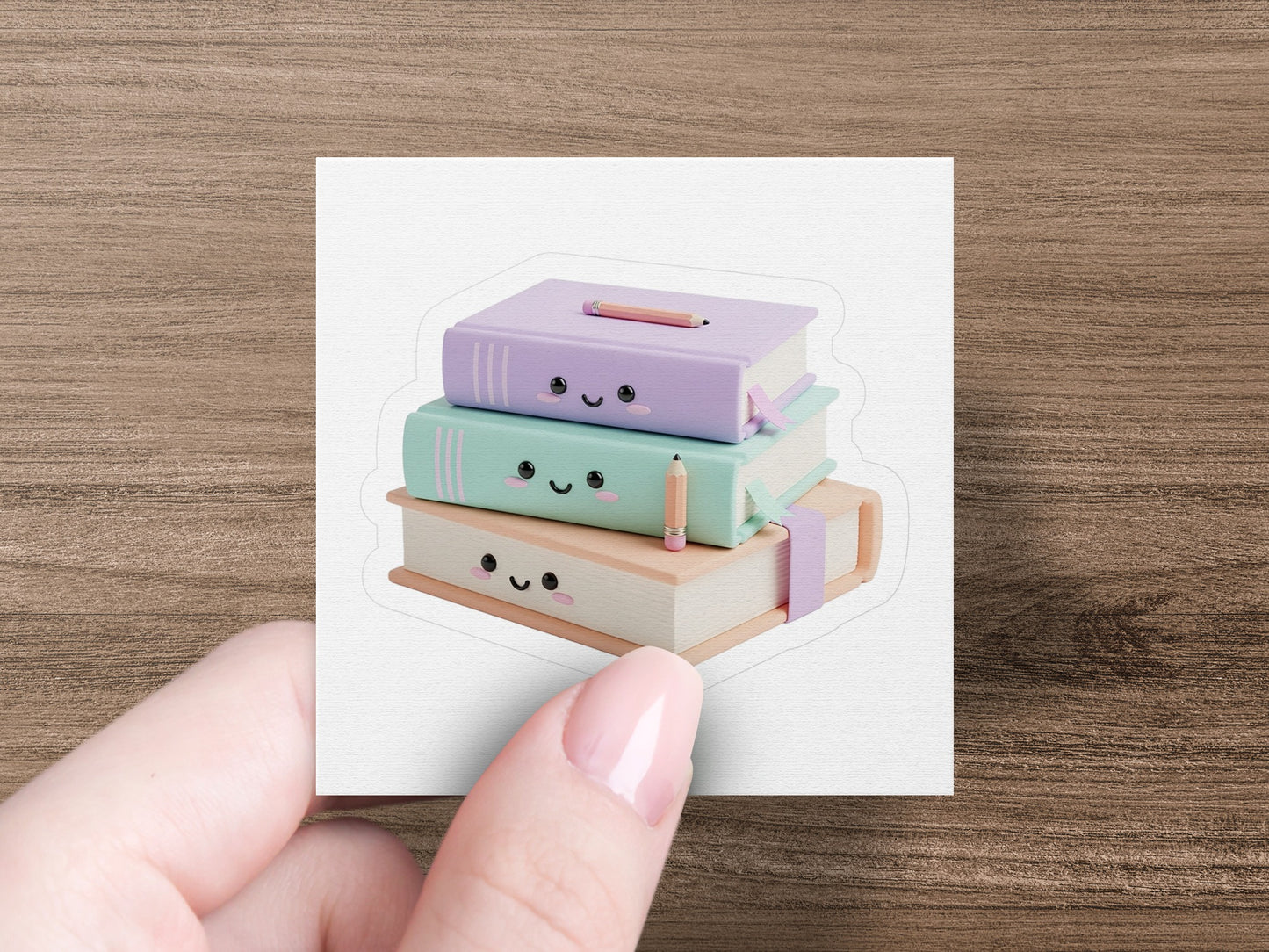 Cute Smiling Books Enamel Pin, Colorful Stack of Books Lapel Pin, Reading Lover Gift, Bookworm Accessory, Quirky Pin for Backpacks and